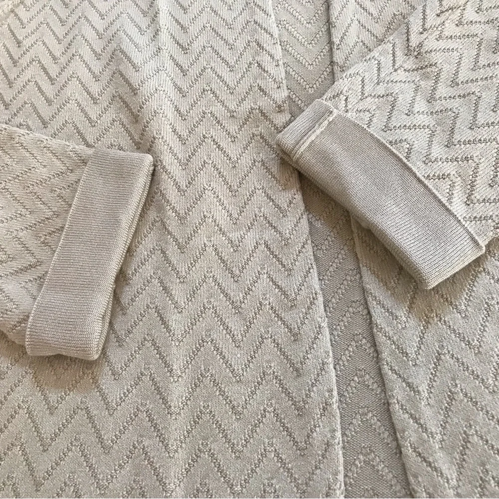 Stunning vintage long sweater and vest set with a chevron knit pattern. EUC - Picture 4 of 16